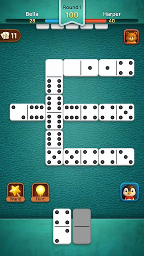 Gameplay screenshot 2 from Dominoes - Classic Domino Game - Board game